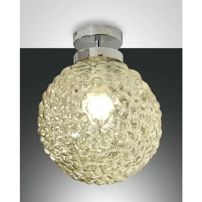 Rebajas Fabas Luce Ego Lámpara de Techo Cromo, 1 luz