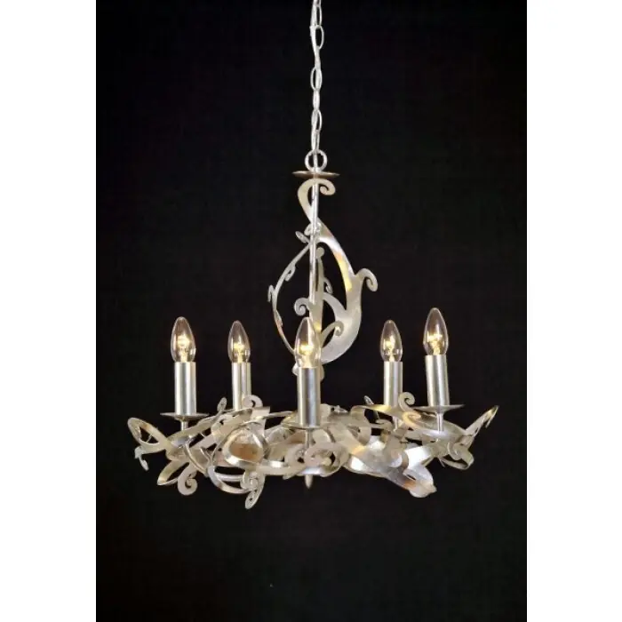 Holländer BUONO Lámpara suspendida Plata, 5 luces Oferta