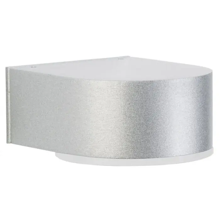 Albert 233 Aplique para exterior LED Plata, 1 luz Marca Reconocida