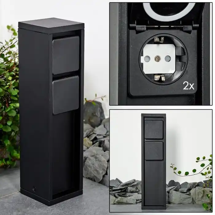 Amersfoort Enchufes de exterior, Accesorios Negro Oferta Limitada