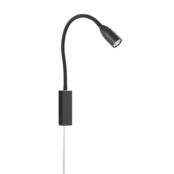 Aplique Fischer & Honsel function Sten LED Negro, 1 luz Garantía De Devolución De Dinero