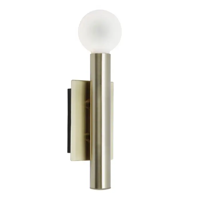 Última Versión Brilliant Lucky Foco de pared Latón, 1 luz
