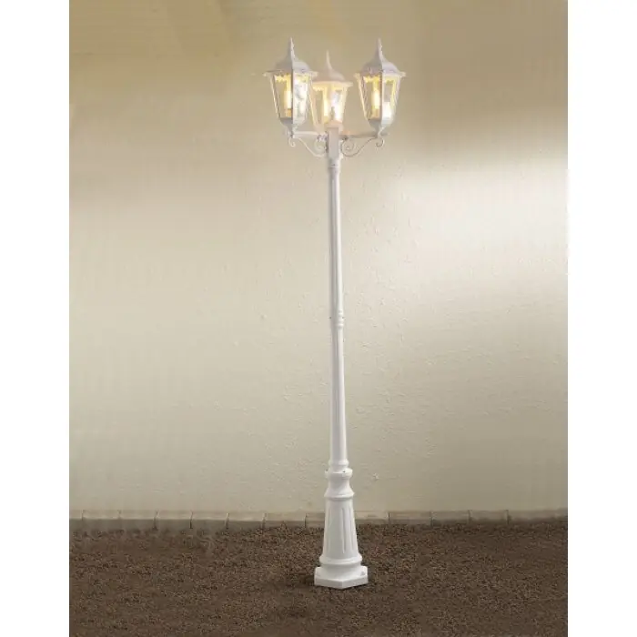 Konstsmide Firenze Lámpara de pie Blanca, 3 luces Compra Hoy