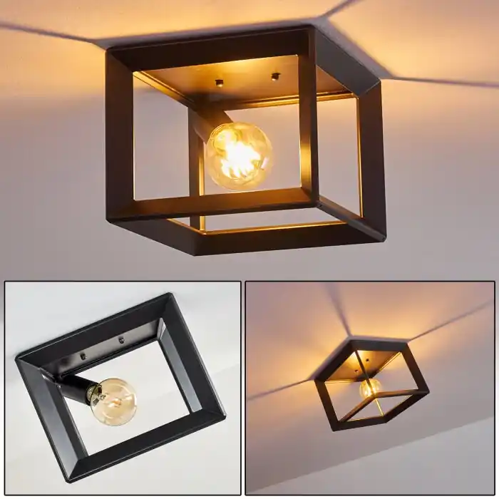 Certificado Traryd Lámpara de Techo Negro, 1 luz