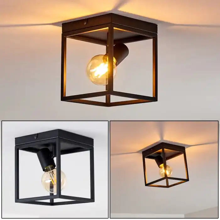 Ryssby Lámpara de Techo Negro, 1 luz Mejor Precio
