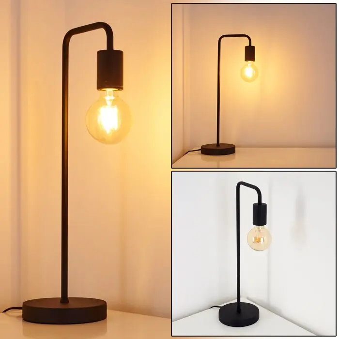 Promoción Exclusiva Valocolla Lámpara de Mesa Negro, 1 luz