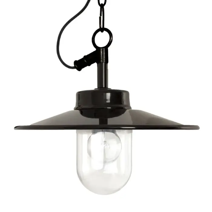 Entrega Rápida KS Verlichting Vita Lámpara Colgante Negro, 1 luz