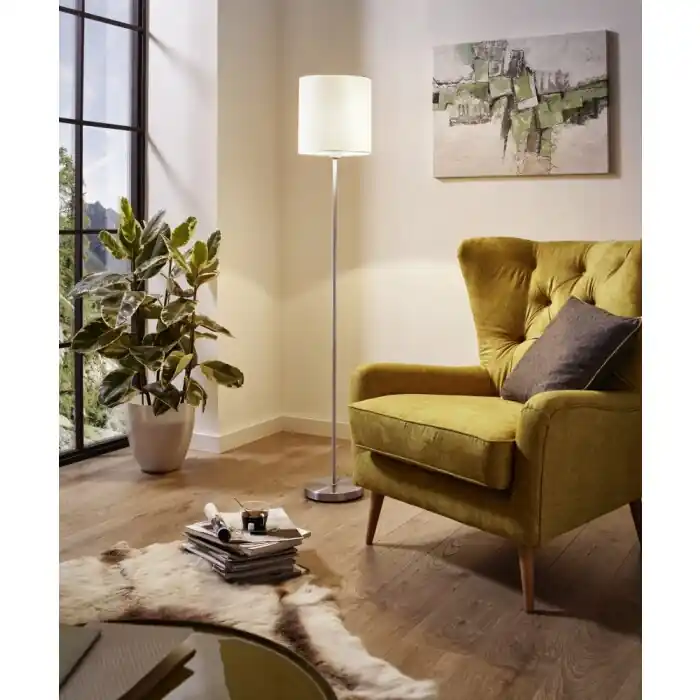 Venta Final Eglo PASTERI Lámpara de pie Níquel-mate, 1 luz