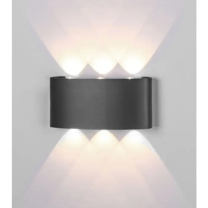 Oferta Aplique para exterior Mantra ARCS LED Gris, 1 luz