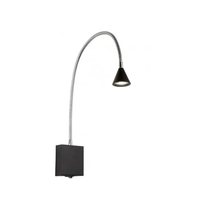 Certificado Lucide BUDDY Aplique LED Negro, 1 luz