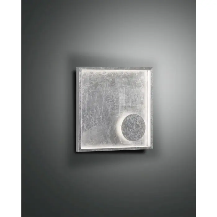 A Buen Precio Fabas Luce Fano Aplique LED Plata, 1 luz