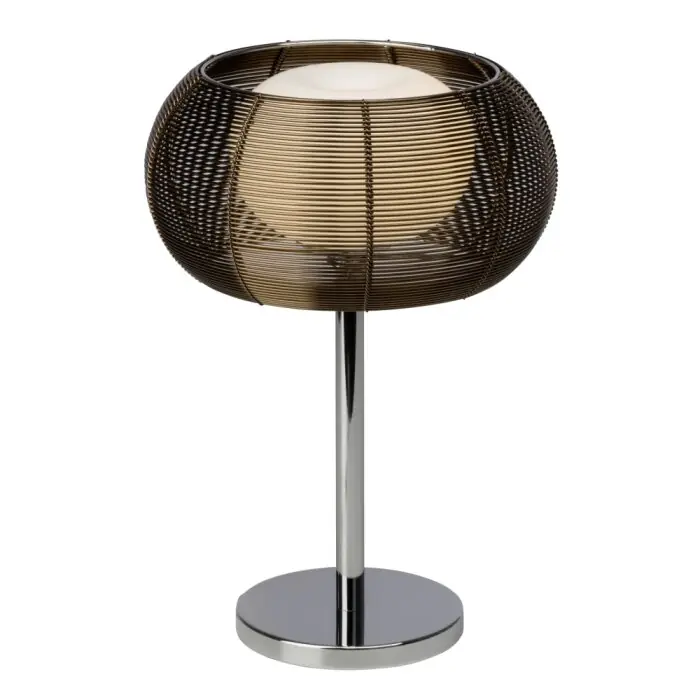 A Buen Precio Brilliant Relax Lámpara de Mesa Bronce, Cromo, 1 luz