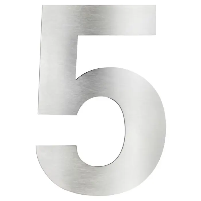 Envío Exprés LCD Número de casa Color acero inoxidable