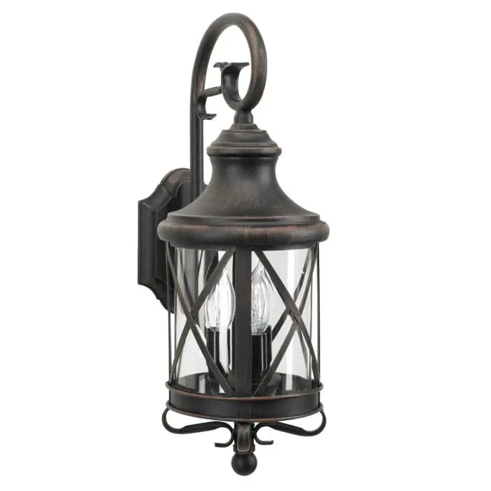 Alta Calidad KS Verlichting Romantica Aplique Marrón, 3 luces