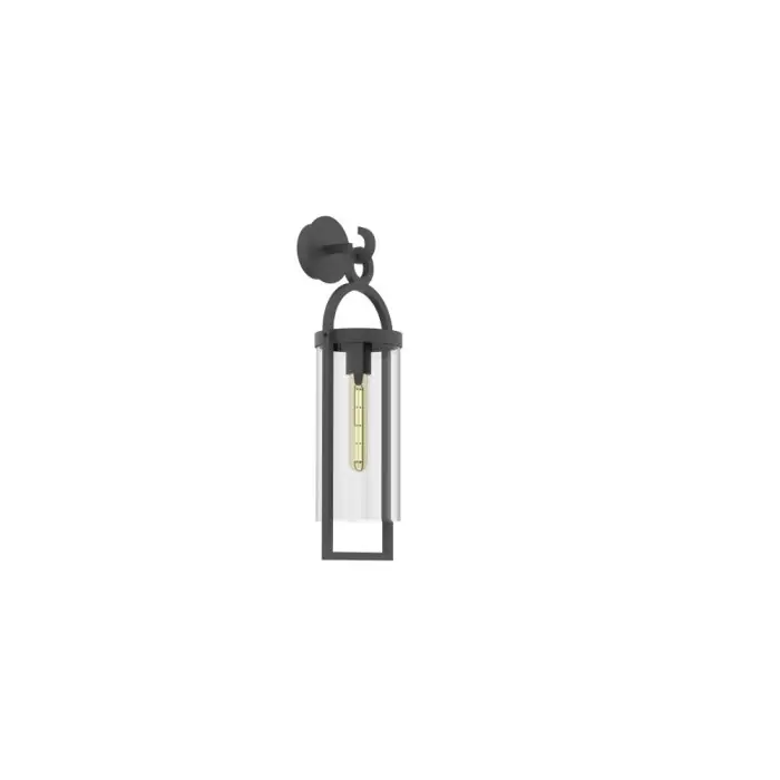 Certificado Aplique para exterior Mantra MAYA Gris, 1 luz