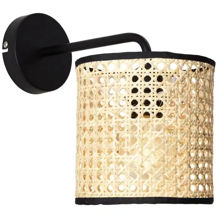 Aplique Brilliant Wiley Negro, 1 luz Entrega Rápida