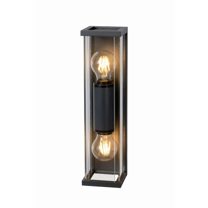 Aplique para exterior Mantra MERIBEL Gris, 2 luces Devolución Gratuita