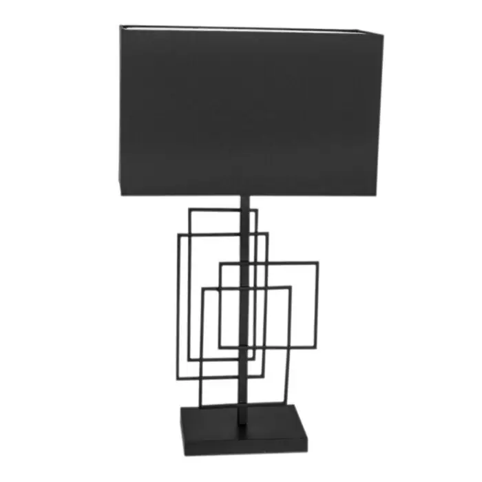 Lámpara de Mesa By Rydens Paragon Negro, 1 luz Entrega Rápida