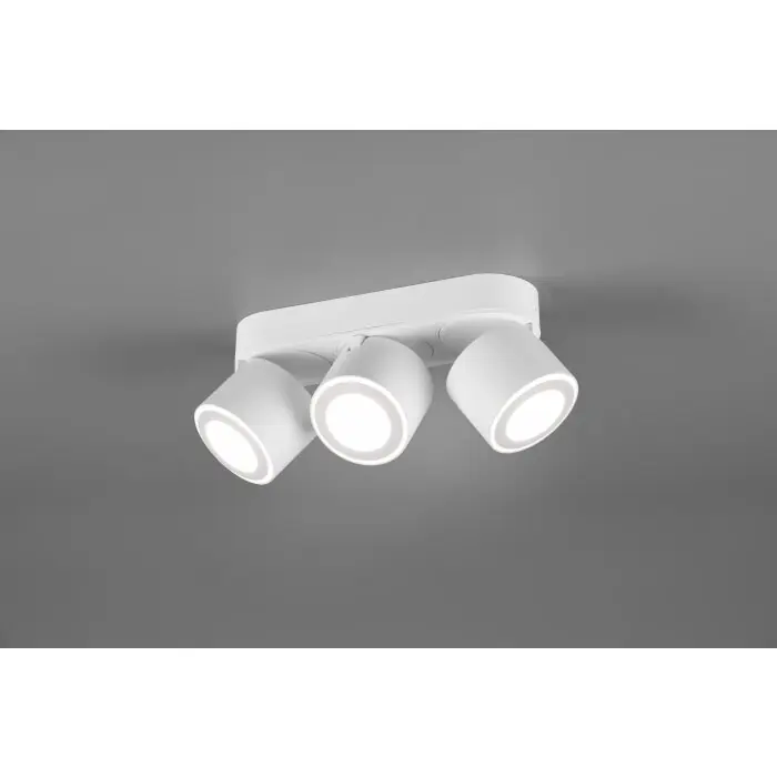 Trio Taurus Lámpara de Techo LED Blanca, 6 luces Popular