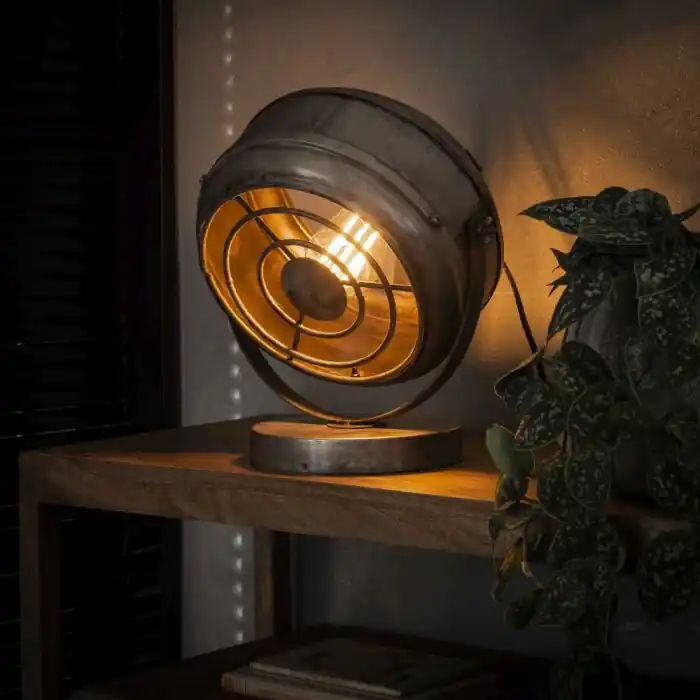 WITMARSUM Lámpara de mesa Plata, 1 luz Alta Calidad