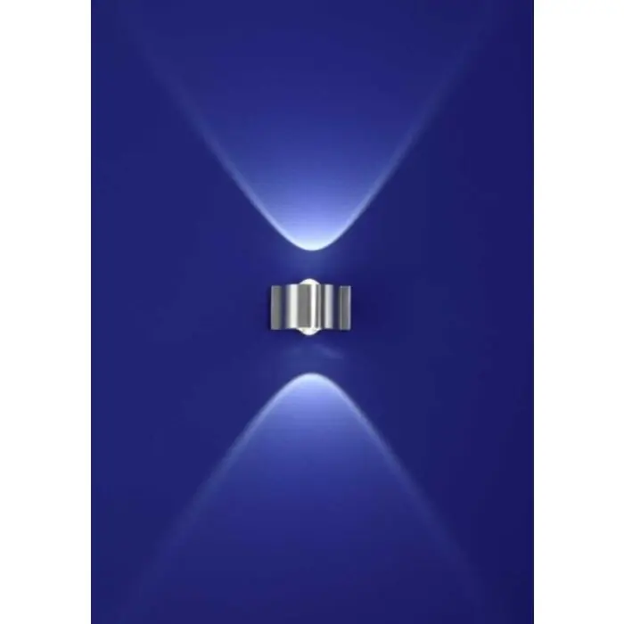 Garantía De Devolución De Dinero B-Leuchten Stream Aplique LED Aluminio, 2 luces