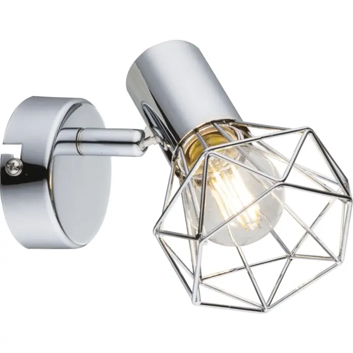Precio Rebajado Globo XARA Aplique Cromo, 1 luz