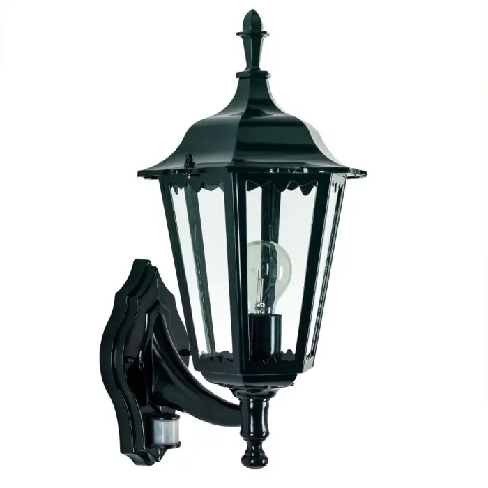 KS Verlichting Ancona Aplique para exterior Verde, 1 luz, Sensor de movimiento Novedad