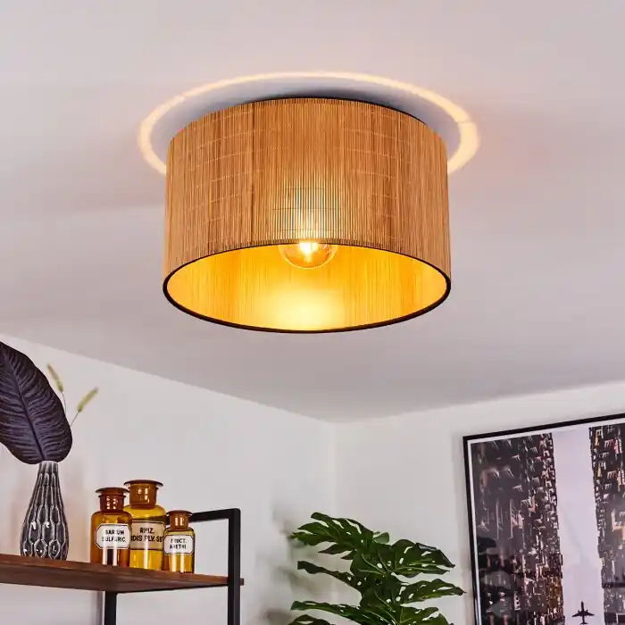 Promoción Exchange Lámpara de Techo Negro, 1 luz