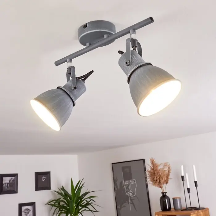 Susu Lámpara de Techo Gris, 2 luces Oferta Limitada
