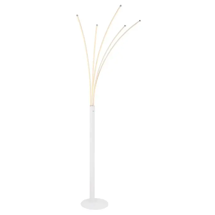 Globo BIZZY Lámpara de arco LED Blanca, 1 luz Súper Precio