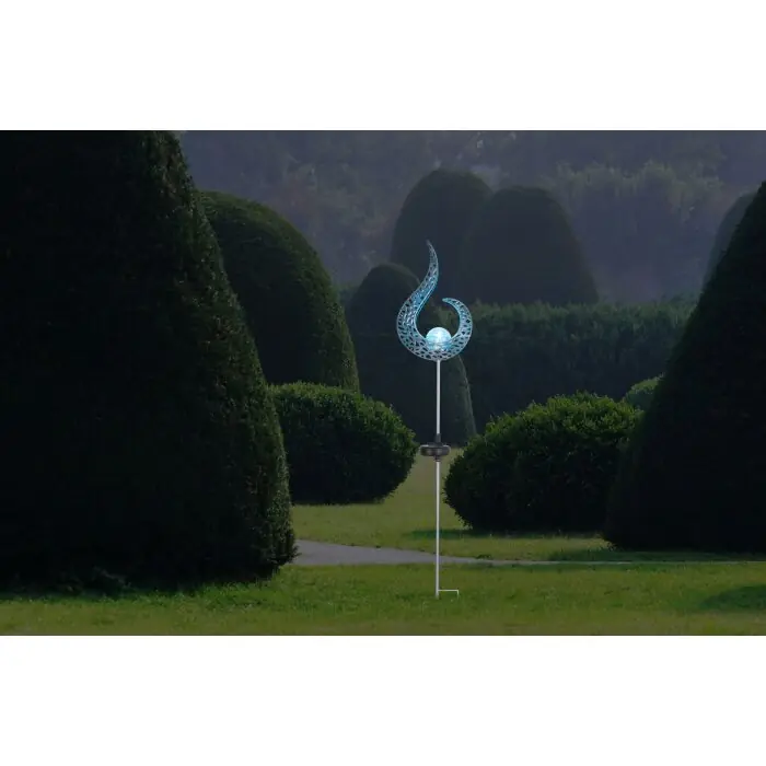 Globo Lámpara solar LED Plata, 1 luz Imprescindible (Must-Have)