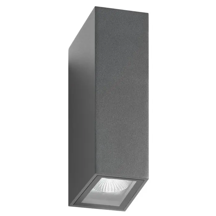 LCD 5023 Aplique para exterior LED Negro, 2 luces Ordena Ya