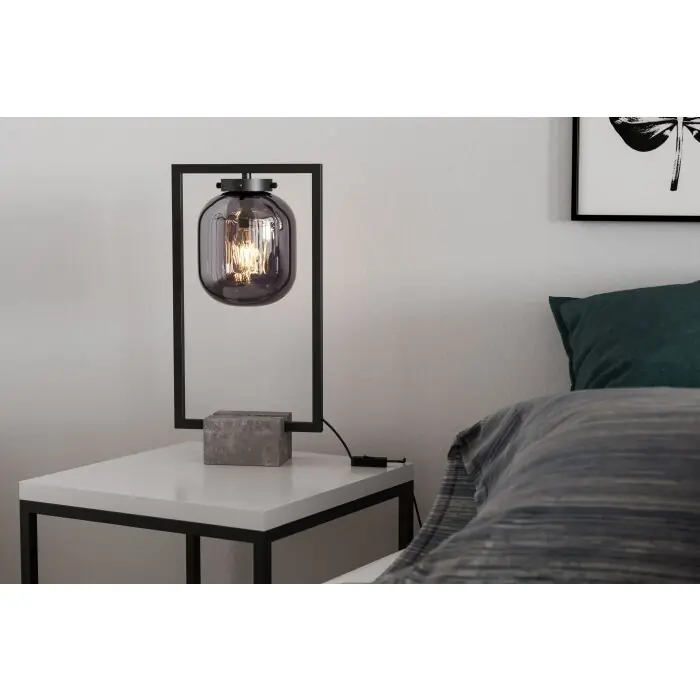 By Rydens Dixton Lámpara de mesa Negro, 1 luz Precio De Fábrica