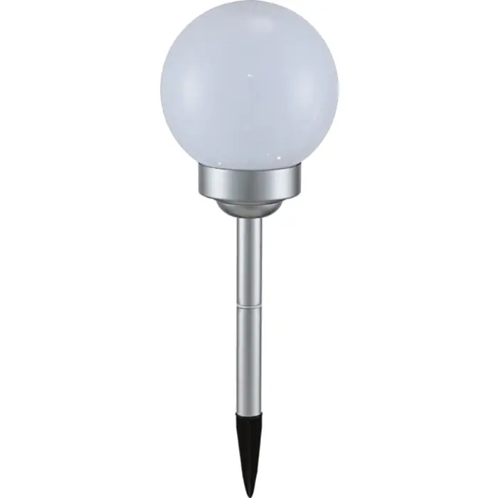 Globo Lámpara solare LED Plata, 2 luces Solo Por Tiempo Limitado