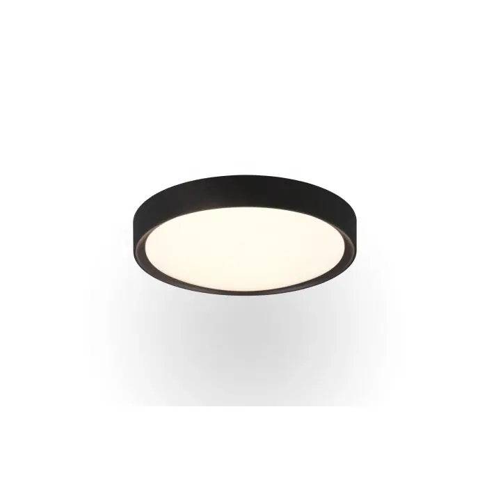 Trio Clarimo Lámpara de Techo LED Negro, 1 luz Devolución Gratuita