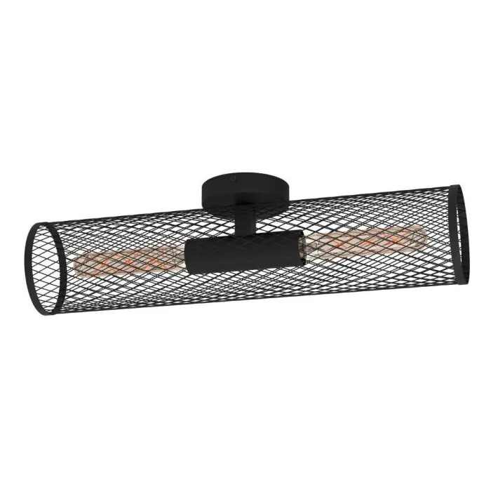 Eglo-Leuchten REDCLIFFE Lámpara de Techo Negro, 2 luces Popular