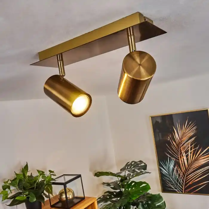 Zuoz Lámpara de Techo Latón antiguo, 2 luces Promoción Exclusiva