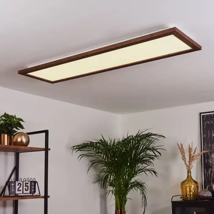 Raimea Lámpara de Techo LED Blanca, 1 luz Devolución Gratuita