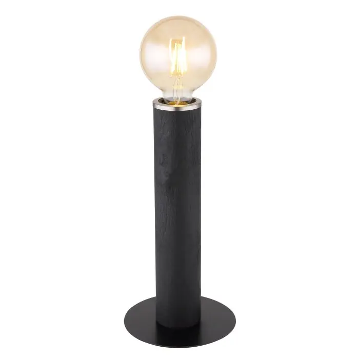 Liquidación Globo MARION Lámpara de mesa Negro, 1 luz