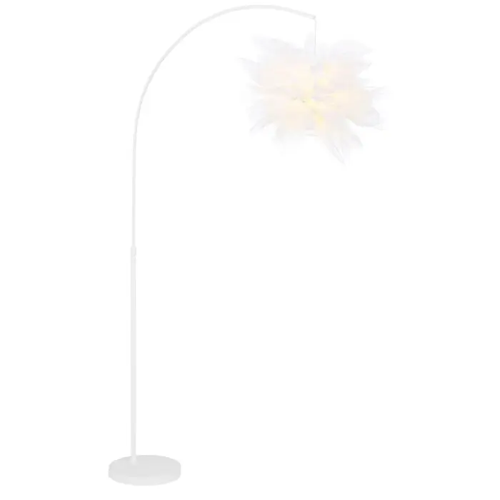 Popular Globo ILGA Lámpara de Pie Blanca, 1 luz