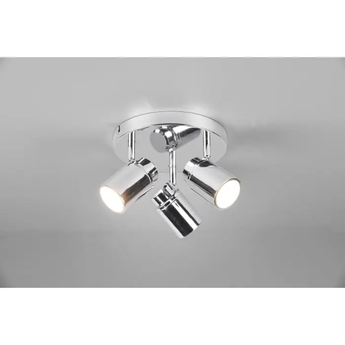 Comprar En Línea Trio-Leuchten Angelo Lámpara de Techo Cromo, 3 luces