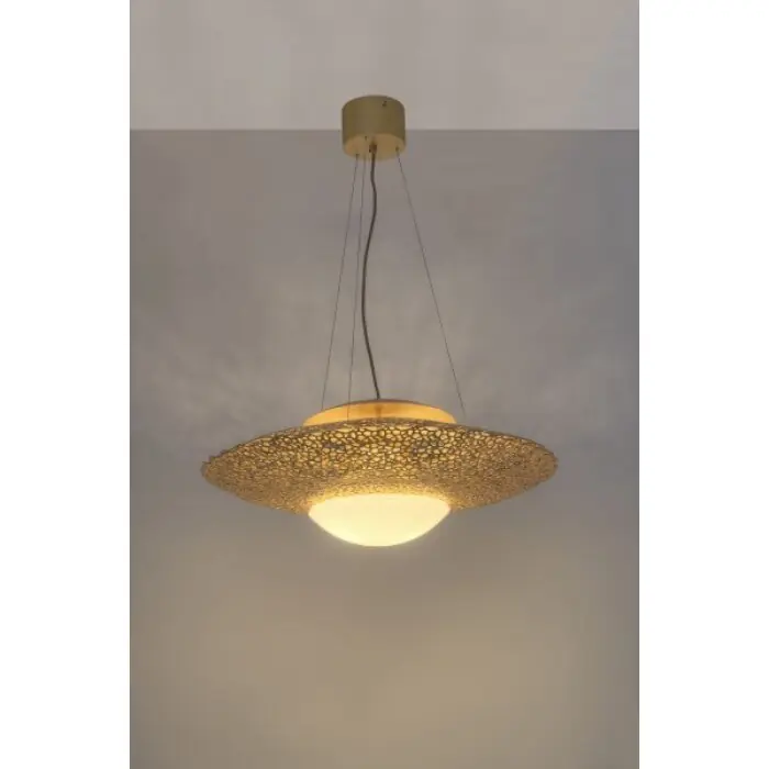 Precio De Oferta Holländer UTOPISTICO Lámpara Colgante dorado, 2 luces