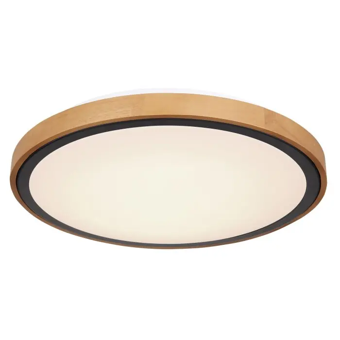 A Buen Precio Globo BRUNO Lámpara de Techo LED Crudo, Negro, 1 luz