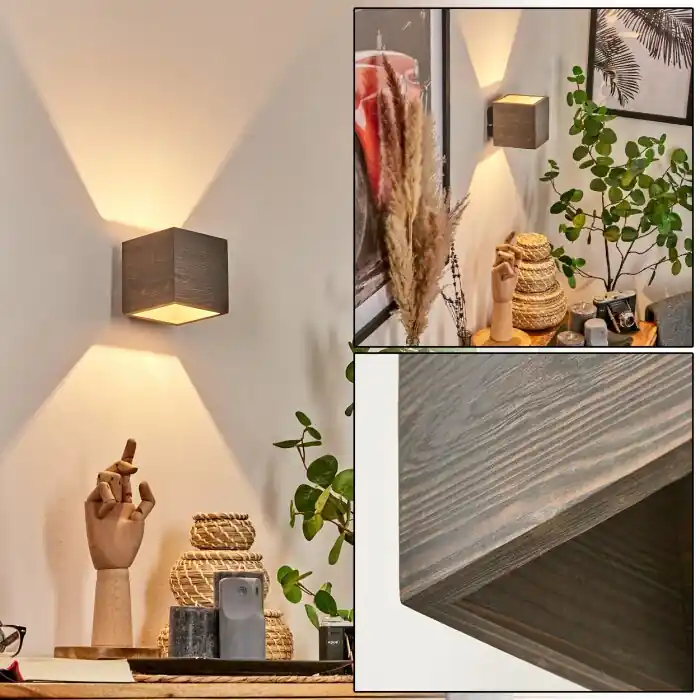 Compra Hoy Polcura Aplique Marrón, Gris, 1 luz