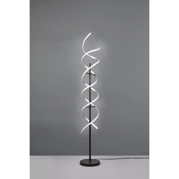 Trio Sequence Lámpara de Pie LED Aluminio, Negro, 1 luz Últimas Unidades