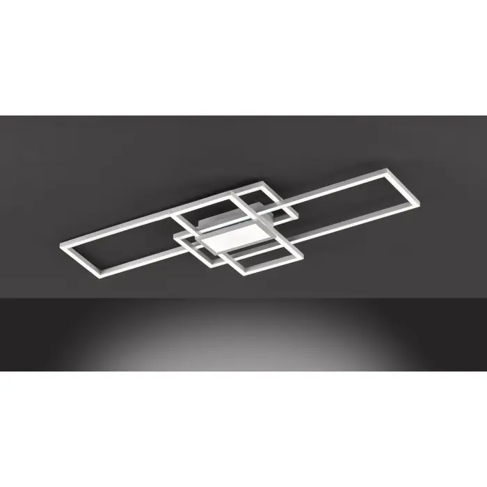 Wofi-Leuchten ZENIT Lámpara de Techo LED Níquel-mate, 1 luz Promoción Exclusiva