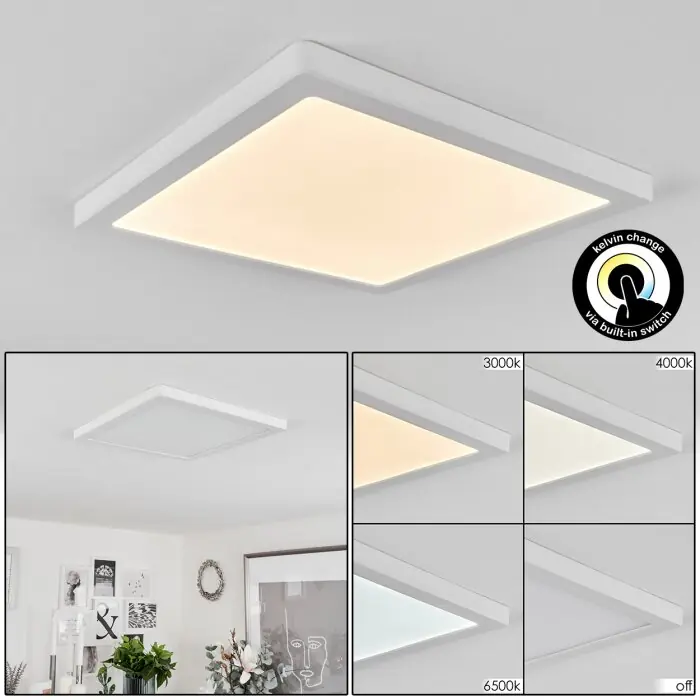 Canditas Lámpara de Techo LED Blanca, 1 luz Venta Final