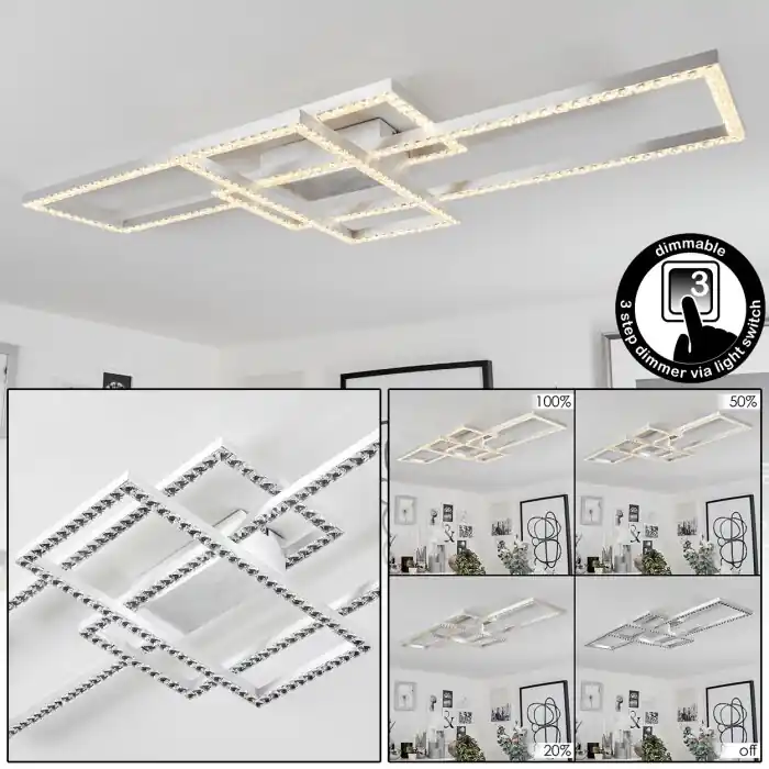 Serranos Lámpara de Techo LED Aluminio, 1 luz Comprar En Línea