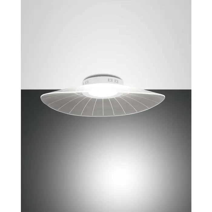 Fabas Luce Vela Lámpara de Techo LED Blanca, 1 luz Súper Precio