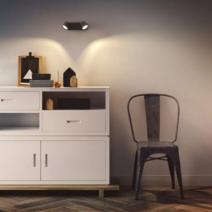 Compra Ahora Philips Star Lámpara de Techo LED Negro, 2 luces